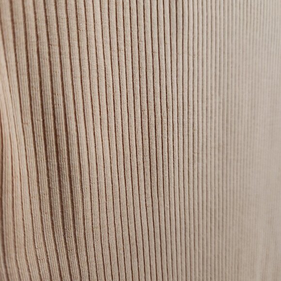 Reformation Anthropologie Women's Tencel Orange Turtleneck Ribbed Midi Dress Lar - Picture 8 of 8